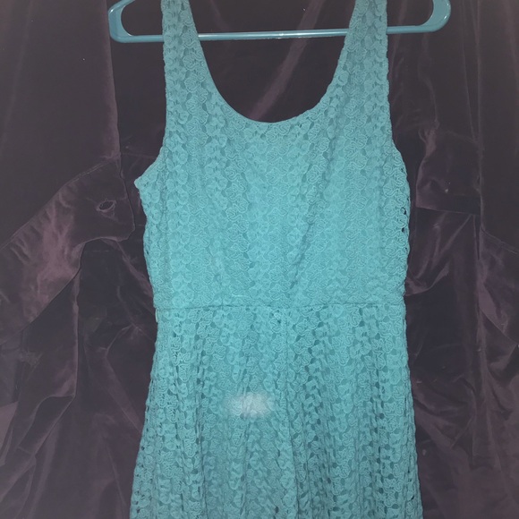 Teal Lace dress - Picture 5 of 5